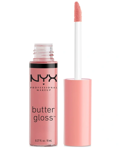 Nyx Professional Makeup Butter Gloss Non-stick Lip Gloss In Crème Brûlée