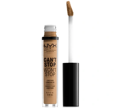 Nyx Professional Makeup Can't Stop Won't Stop Contour Concealer, 0.11 Oz. In Golden