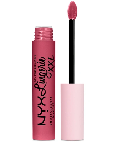 Nyx Professional Makeup Lip Lingerie Xxl Long-lasting Matte Liquid Lipstick In Push'd Up