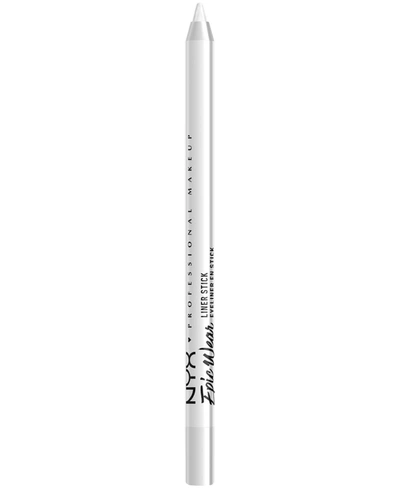 Nyx Professional Makeup Epic Wear Liner Stick Long Lasting Eyeliner Pencil In Pure White (white)