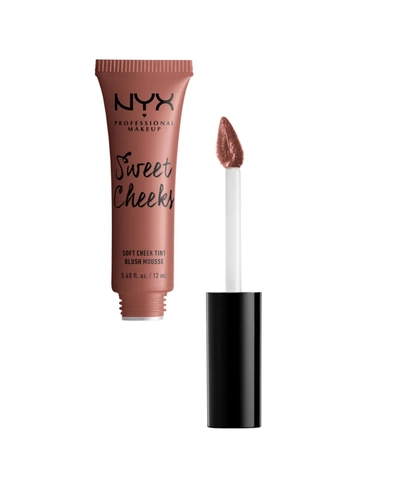 Nyx Professional Makeup Sweet Cheeks Soft Cheek Tint In Nude'tude (pale Taupe)
