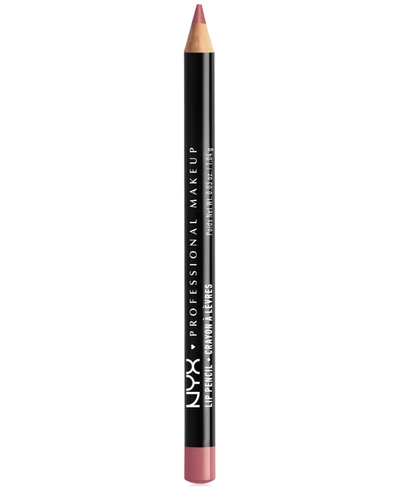 Nyx Professional Makeup Slim Lip Pencil Creamy Ling-lasting Lip Liner In Plump Plum