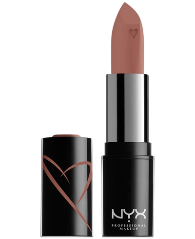 Nyx Professional Makeup Shout Loud Satin Lipstick In Cali (honey Brown)