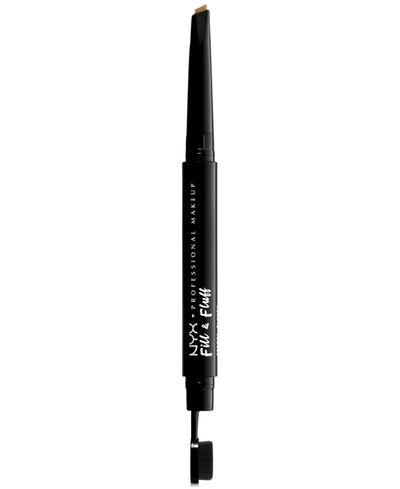 Nyx Professional Makeup Fill & Fluff Eyebrow Pomade Pencil In Blonde