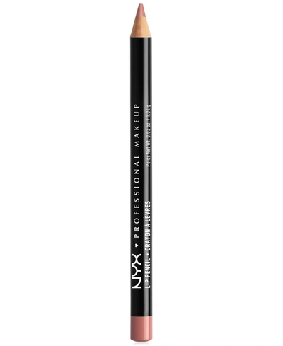 Nyx Professional Makeup Slim Lip Pencil Creamy Ling-lasting Lip Liner In Nude Pink