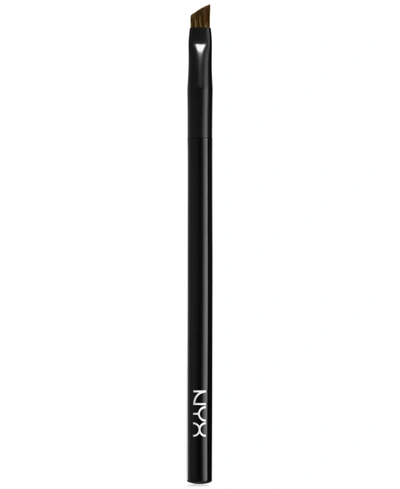 Nyx Professional Makeup Pro Angled Eyeliner Brush In Open