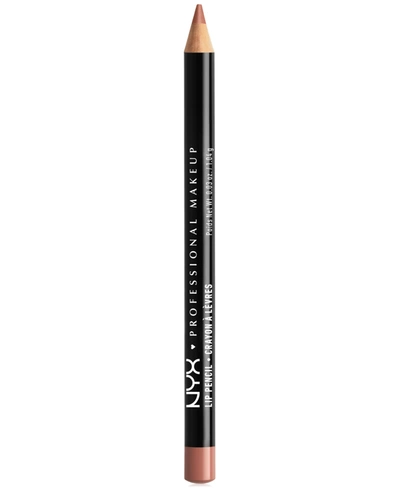 Nyx Professional Makeup Slim Lip Pencil Creamy Ling-lasting Lip Liner In Peekaboo Neutral