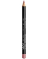 Nyx Professional Makeup Slim Lip Pencil Creamy Ling-lasting Lip Liner In Burgundy