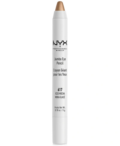 Nyx Professional Makeup Jumbo Eye Pencil All-in-one Eyeshadow Eyeliner Pencil In Iced Mocha