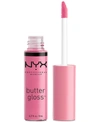 Nyx Professional Makeup Butter Gloss Non-stick Lip Gloss In Merengue