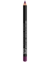 Nyx Professional Makeup Suede Matte Lip Liner In Subversive Socialite (deep Purple With P
