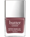Butter London Patent Shine 10x Nail Lacquer, 0.4 Oz. In Toff (dusty Mauve Crème)