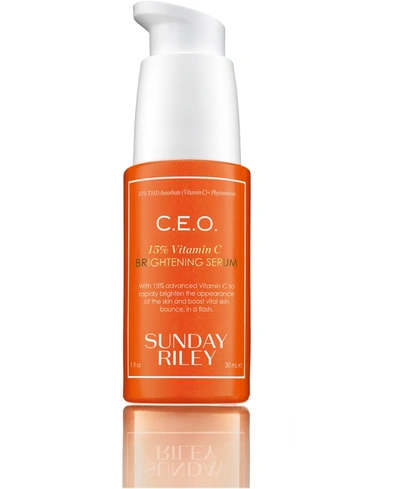 SUNDAY RILEY C.E.O. VITAMIN C BRIGHTENING SERUM, 1OZ.