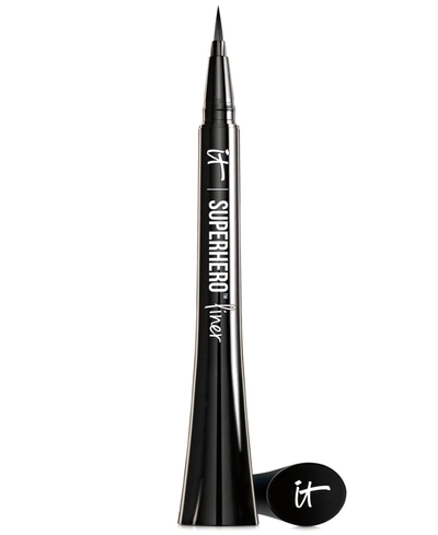 It Cosmetics Superhero Liner 24h Waterproof Liquid-gel Eyeliner In Black