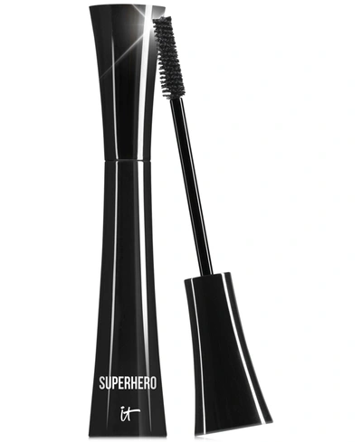 IT COSMETICS SUPERHERO ELASTIC STRETCH VOLUMIZING AND LENGTHENING MASCARA