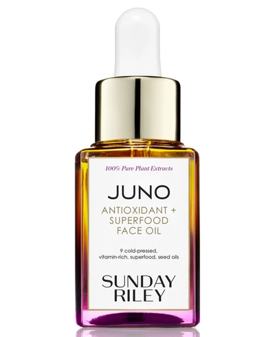 SUNDAY RILEY JUNO ANTIOXIDANT + SUPERFOOD FACE OIL, 0.5OZ.