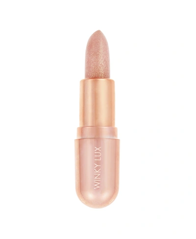 Winky Lux Glimmer Balm Rose Gold In Rose Gold - Natural Pop Of Pink With Ros