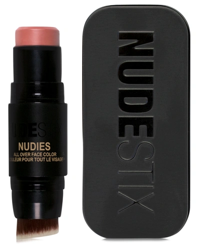 Nudestix Nudies Matte Blush In Naughty N' Spice (dusty Rose Nude)