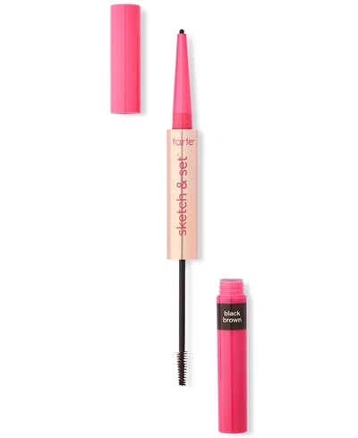 Tarte Big Ego Sketch & Set Brow Pencil & Tinted Gel In Black Brown