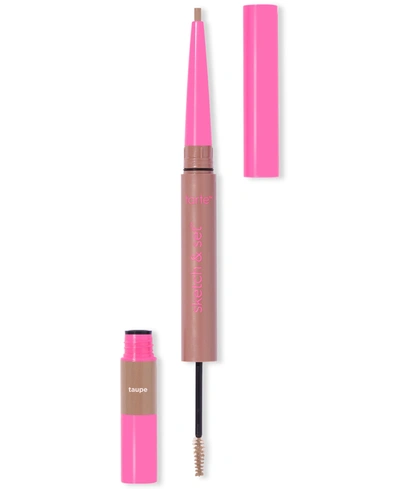 Tarte Big Ego Sketch & Set Brow Pencil & Tinted Gel, Travel Size In Taupe