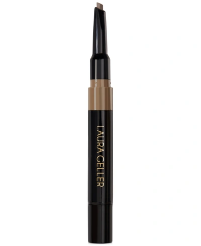 Laura Geller Beauty Sculpt-n-stay Waterproof Brow Pencil & Gel In Taupe