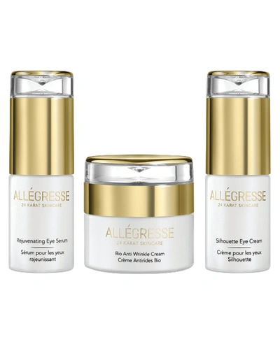 Allegresse 24 Karat Skin Care Allegresse 24k Skincare Eye And Anti Aging 3 Piece Set