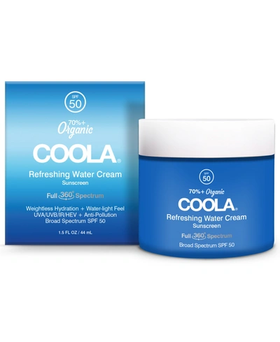 Coola 1.5 Oz. Full Spectrum 360 Refreshing Water Cream Organic Face Sunscreen Spf 50 In No Color