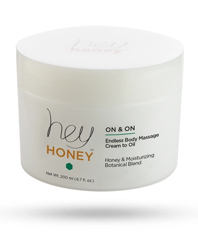 Hey Honey On And On Honey Cream To Oil Body Massage, 200 ml