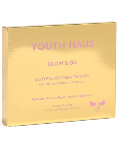 SKIN GYM YOUTH HAUS GLOW & GO GOLD EYE RECOVERY PATCHES, 5-PK.