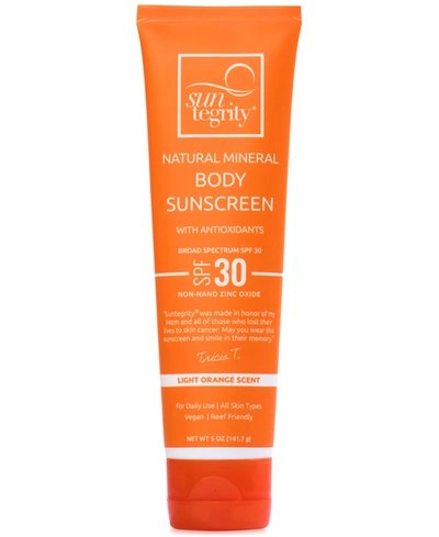 Suntegrity Broad Spectrum Spf 30 Natural Mineral Sunscreen For Body, 5 oz In White