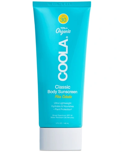Coola Classic Body Organic Sunscreen Lotion Spf 30 - Pina Colada, 5-oz.