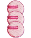 SKIN GYM CLEANIE MAKEUP REMOVER PUFF, 3-PK.