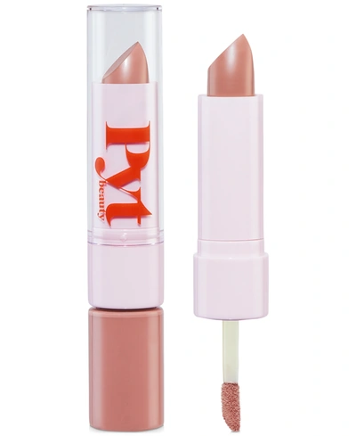 Pyt Beauty Friends With Benefits Lip Duo, 0.29-oz. In Bare All - Peachy Nude