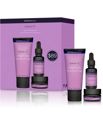 Dermadoctor 3-pc. Kakadu C Brightening Set In No Color