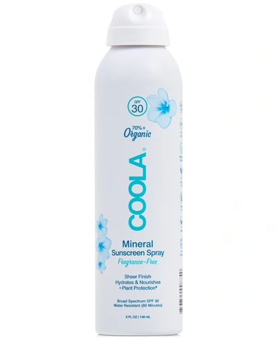 Coola Mineral Body Organic Sunscreen Spray Spf 30 In No Color