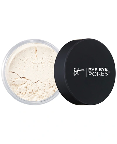 It Cosmetics Bye Bye Pores Poreless Finish Airbrush Loose Setting Powder In Translucent