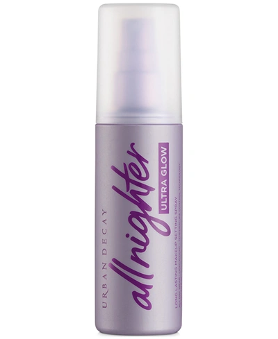 URBAN DECAY ALL NIGHTER EXTRA GLOW SETTING SPRAY, 4-OZ.