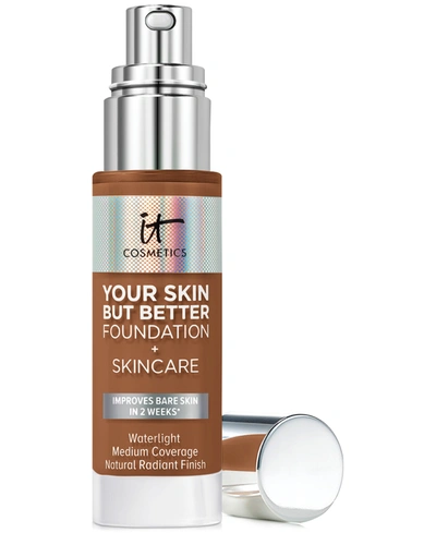 It Cosmetics Your Skin But Better Foundation + Skincare, 1 Oz. In Rich Warm