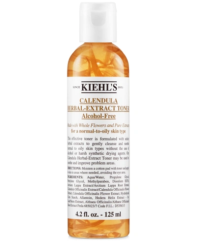 Kiehl's Since 1851 Calendula Herbal-extract Alcohol-free Toner, 4.2-oz. In No Color