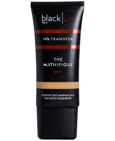 Black Up The Matnifique 24h Matte Foundation In Fnt Natural Beige (tan With Golden Under