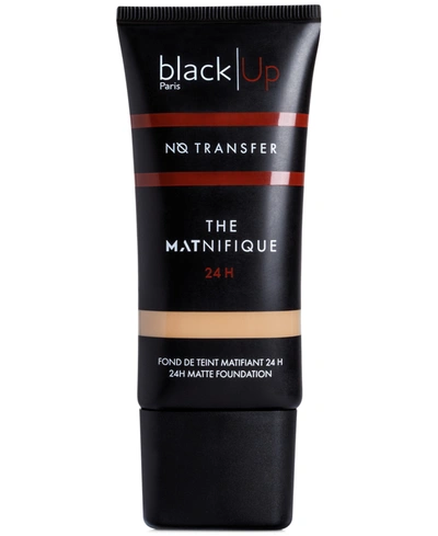 Black Up The Matnifique 24h Matte Foundation In Fnt Golden Sand (tan With Golden Underto