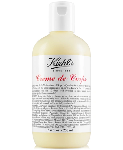 Kiehl's Since 1851 Creme De Corps Body Lotion With Cocoa Butter, 8.4 Oz. In No Color