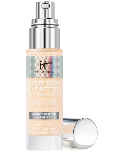 It Cosmetics Your Skin But Better Foundation + Skincare, 1 Oz. In Fair Warm