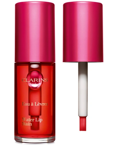 Clarins Water Lip Stain Long-wearing & Matte Finish, 0.2 Oz. In Rosewater
