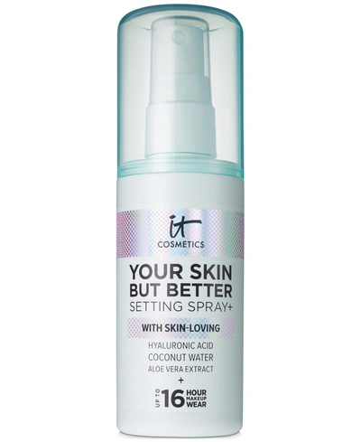 It Cosmetics Your Skin But Better Setting Spray+, 3.4-oz.