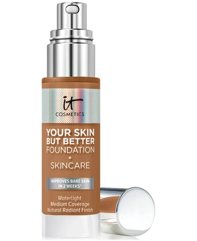 It Cosmetics Your Skin But Better Foundation + Skincare, 1 Oz. In Rich Cool