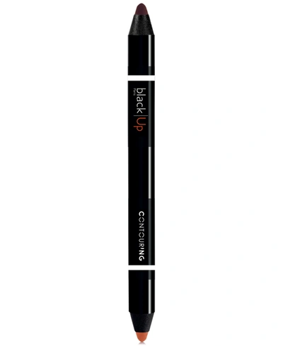 Black Up Ombre Lips Double-ended Contour Pencil In Contl Chocolate And Nude