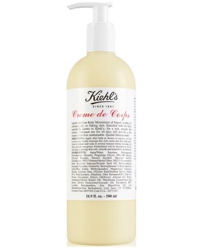 Kiehl's Since 1851 Creme De Corps Body Lotion With Cocoa Butter, 16.9 Oz. In No Color