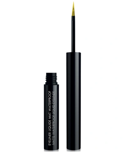 Black Up Matte Waterproof Liquid Eyeliner In Elm Yellow