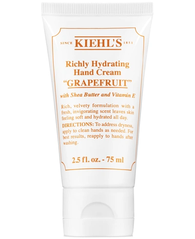 Kiehl's Since 1851 1851 Richly Hydrating Hand Cream - Grapefruit, 2.5-oz.
